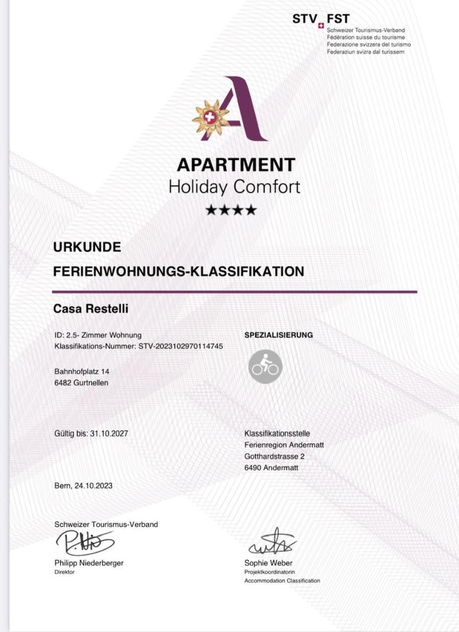 Gurtnellen Casa Restelli Eg - Nahe Andermatt Gotthard מראה חיצוני תמונה